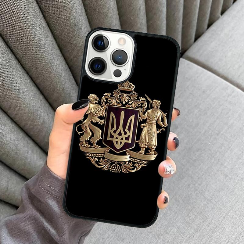 U-kraine Flag Phone Case For iPhone 17 Air 16 16e 15 13 14 Pro Max 11 12 Plus 2022 MAX Shell Cover coque