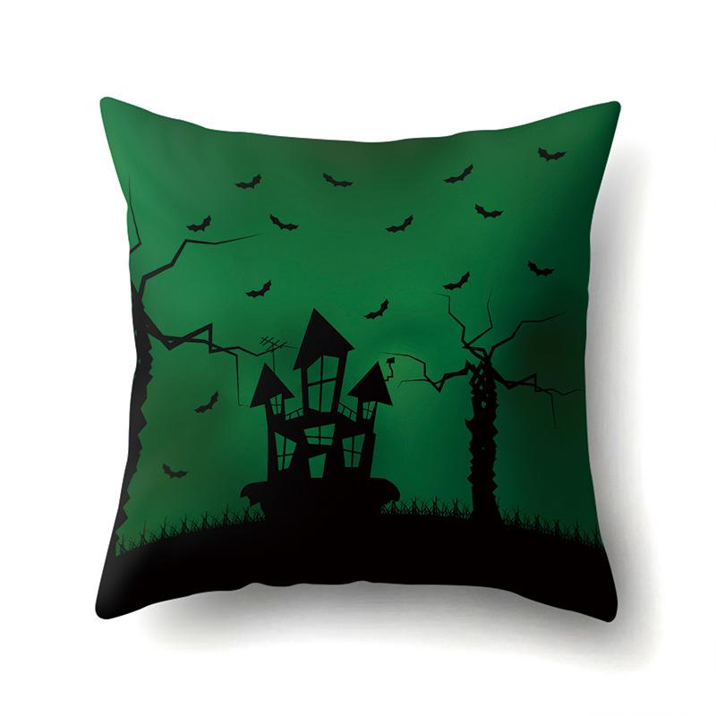 Halloween Pillow Cover Car Waist Pillow Pumpkin Sofa Cushion Cover Office Home Living Room Pillow Cover Premium
