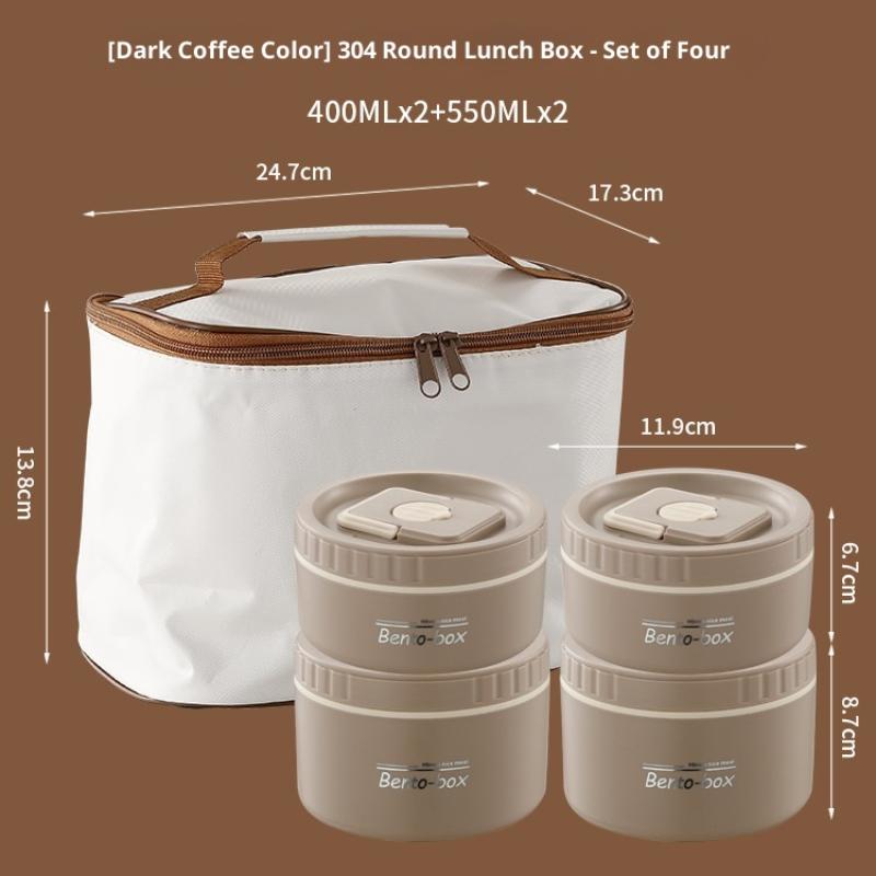 Termosowy lunchbox izolowany 304 stal nierdzewna zestaw bento przenośny szczelny pojemnik na żywność