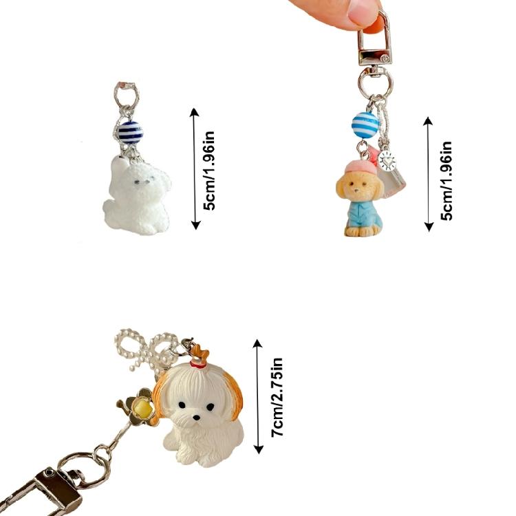 Playful Dog Phone Lanyard Fashionable and Practical Bag Charm Phone Pendant for Adding Character to Your Accessories