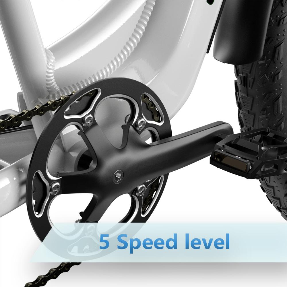 Shengmilo MX06 26" Fat Tire E-Bike with Bafang 1000W Motor, Samsung 48V 17.5Ah Battery, Shimano 7-Speed, 42KM/H Top Speed, 80Nm Torque, 90KM PAS Range