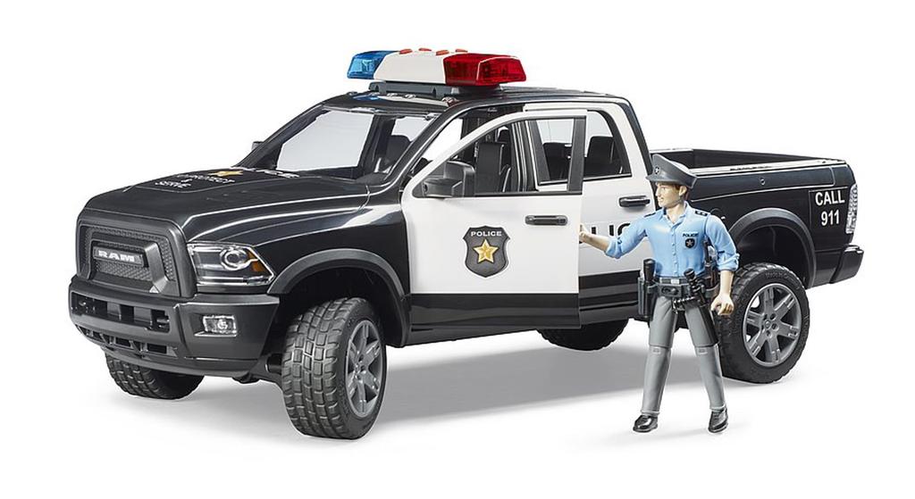 Bruder RAM Power Wagon Police Car (with Figure) BR02505