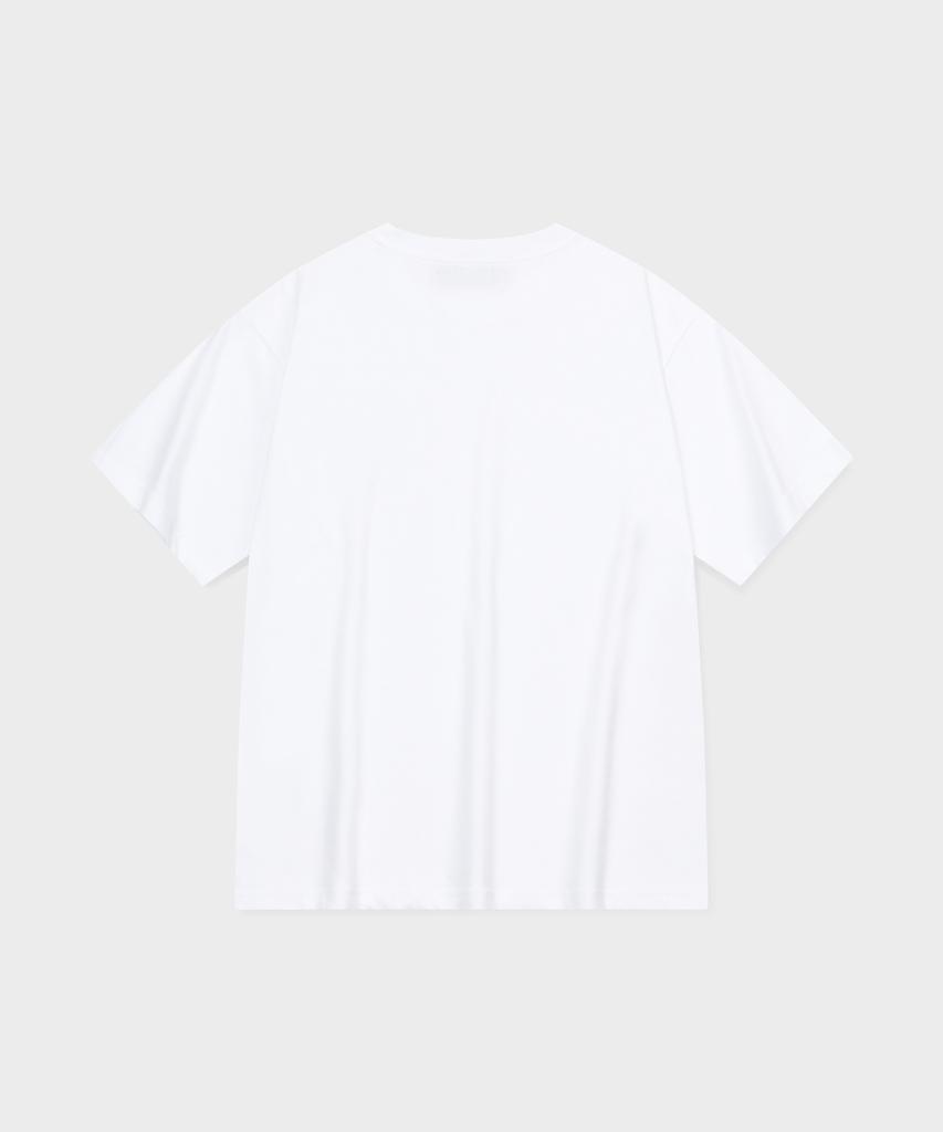 Geulleondeun Turquoise Logo T-Shirt (White)