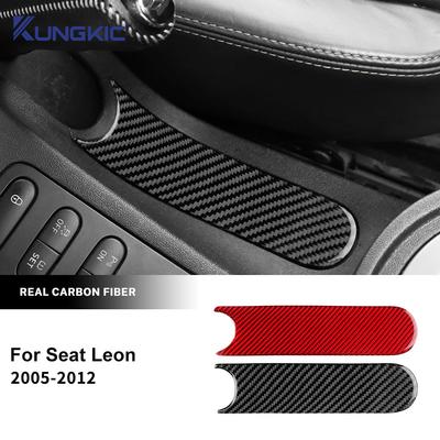 Gtxbn6 For León Leon MK2 1P 2005 2006 2007 2008 2009 2010 2011 2012 Real Soft Carbon Fiber Car Handbrake Panel Sticker Accessories