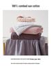 All-Cotton Luxury Bath Towel Gift Set - Thick, High-Grade, Solid Colors