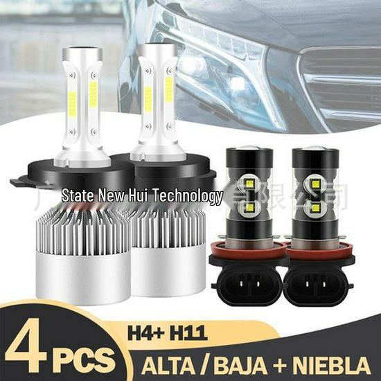 LED Scheinwerfer Kombi-Set: H11, H8, H9005, 9006, H4, H7, H13, 9007, 880, 881