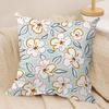 Simple And Elegant Flowers Cushion Cover Pillowcase Ultra Soft Skin Friendly Fabric Cloud Like Comfort  Concealed Zipper