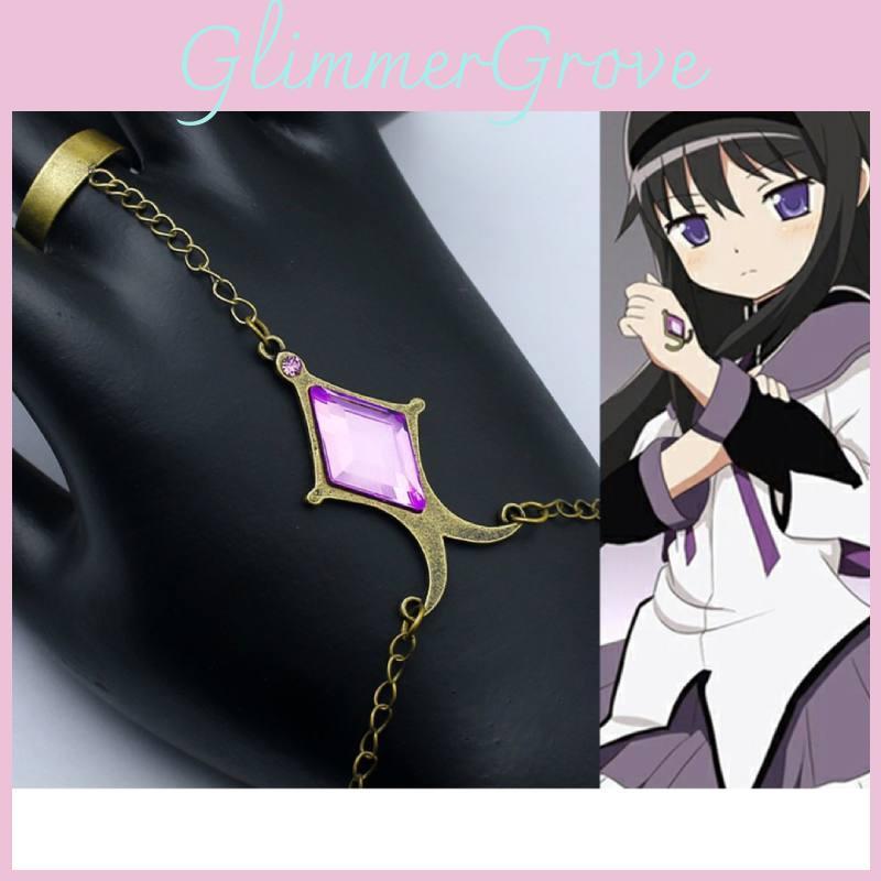 Puella Magi Madoka Magica Soul Bracelet Purple Character Cosplay Girls Cartoon