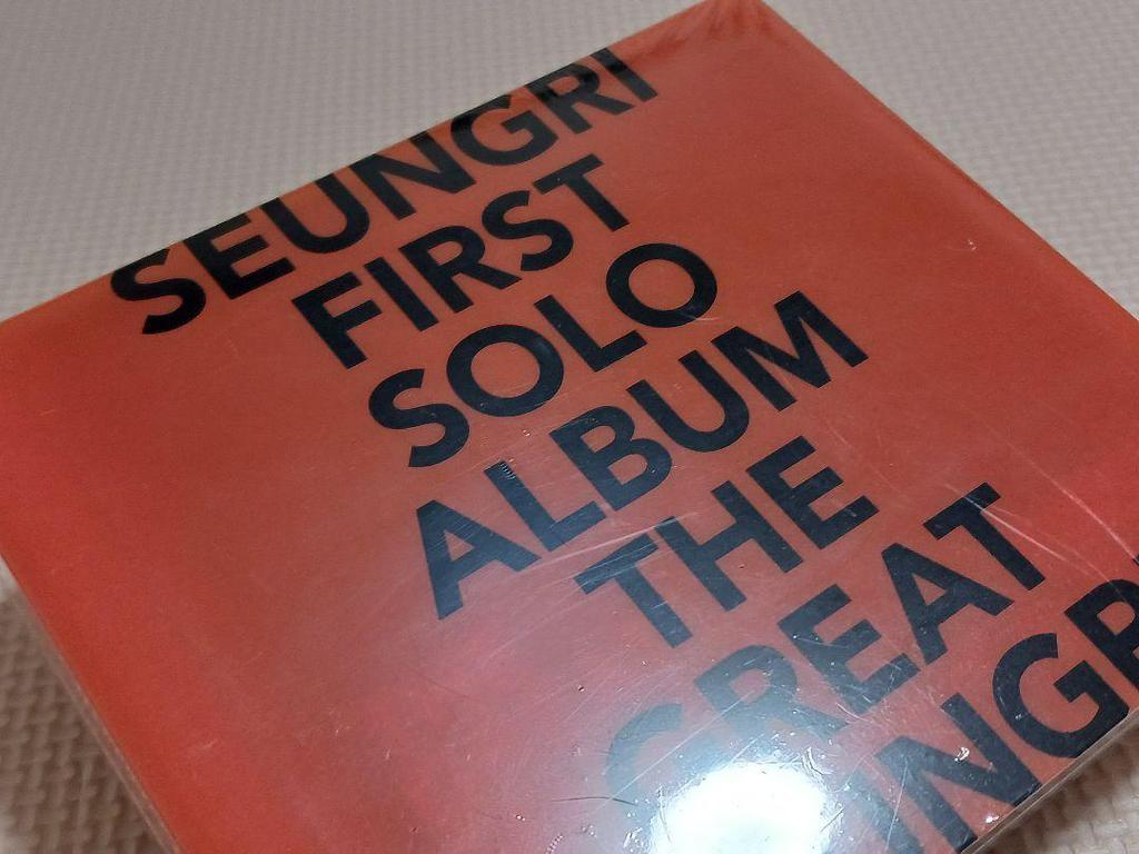[USED] FIRST SOLO ALBUM THE GREAT SEUNGRI Seungri Korean CD