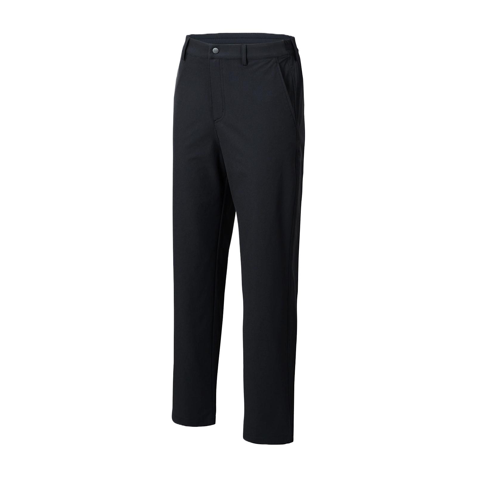 Повседневные брюки New Balance мужские черные умеренно прямые брюки AMP53323-BK XL