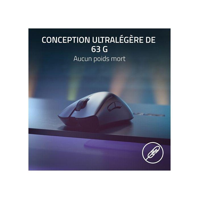 Souris - Razer - Deathadder v3 Pro - Noir - 30000 dpi - 5 boutons programmables