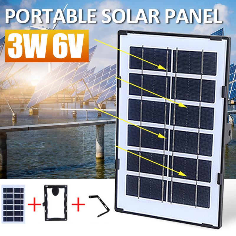 

PDTO 3W 6V Портативный модуль солнечной панели DIY Поликремний для телефона Игрушки Зарядное устройство