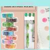 100 peças Washi Tape Adesivos de Pontos Redondos Cores Vibrantes Pintadas à Mão Para Decoração de Scrapbooking