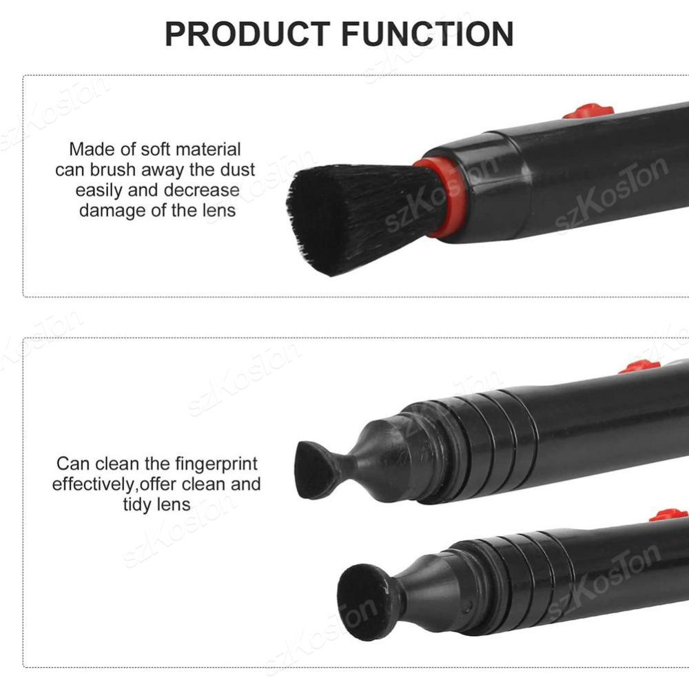 Cepillo de limpieza de lentes multifunción, cepillo para lentes, cepillo para pantalla de cámara, bolígrafo para cámara SLR, telescopio, lupa, teléfono