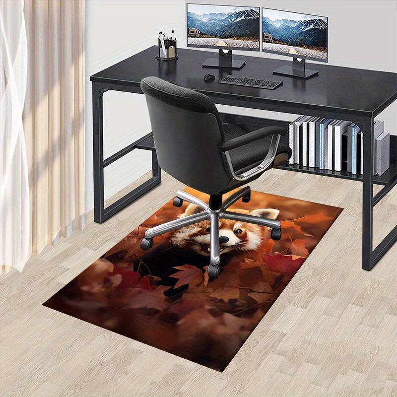 Office Carpet Red Panda Design, Sofa Rug, Chair Mat Protection