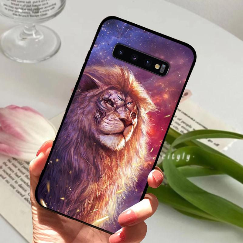 Case For Samsung S10 S10+ S10E Silicone Etui Fashion Painted Soft TPU Coque For Samsung Galaxy S10 S 10 Plus S10E Phone Cover