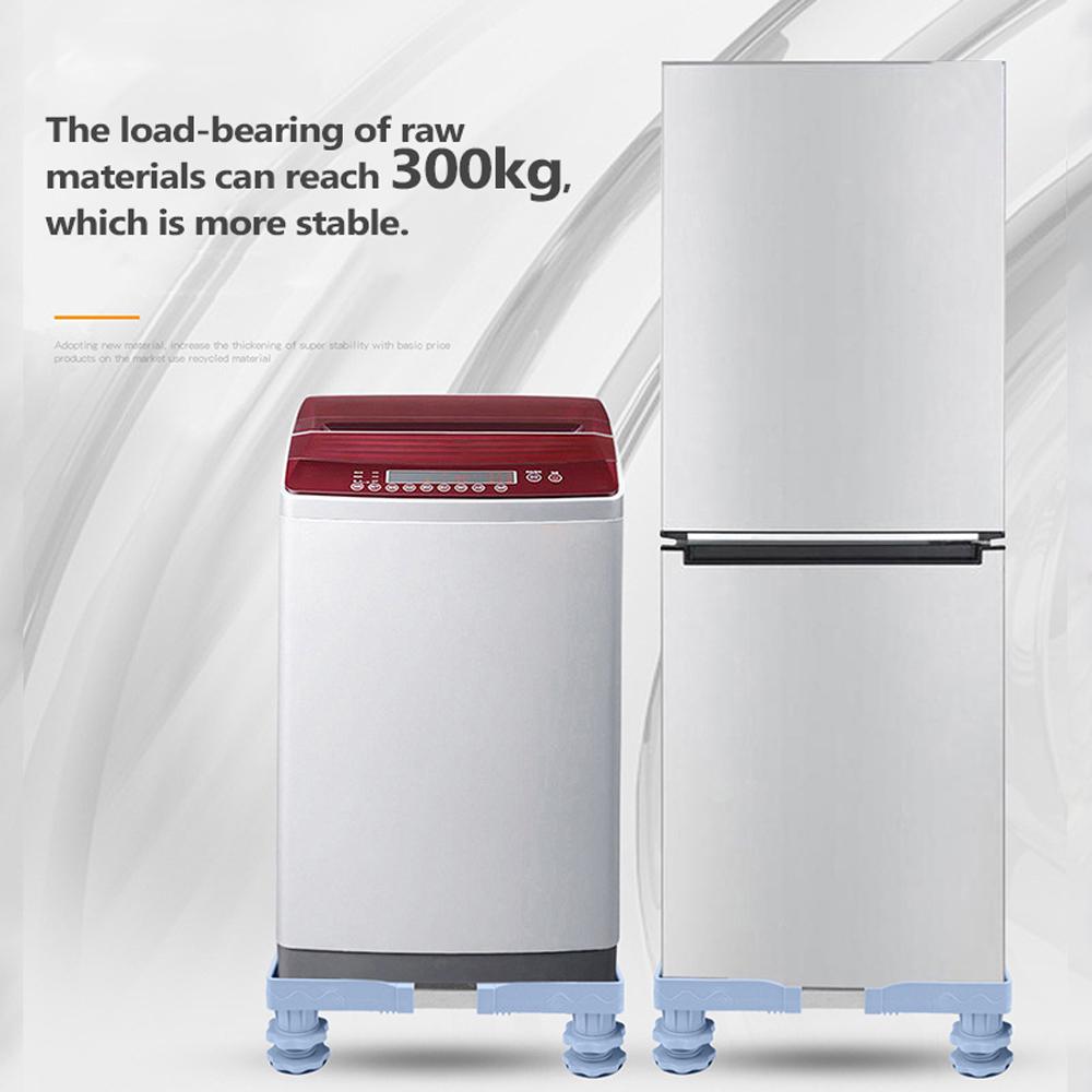 Akcesoria do lodówki Podstawa do pralki lodówki Uchwyt do pralki Regulowany Stal nierdzewna Pranie