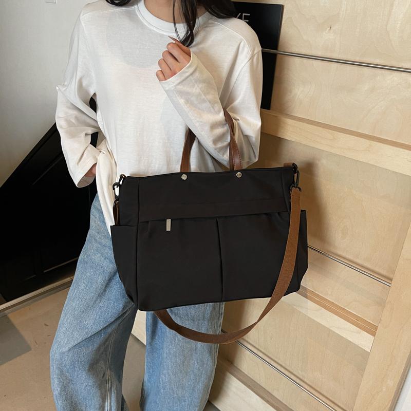 Fashion Women'S Bag Large Capacity Tote Shoulder Bags Nylon Simple Tote Bag Crossbody Laptop Bag Commuting