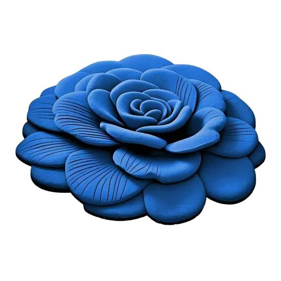 Floral Floor Mat Non-Slip Absorbent Bathroom Rug 3D Realistic Flower Pattern Floor Rug for Entrance Living Room Bathroom Kitchen