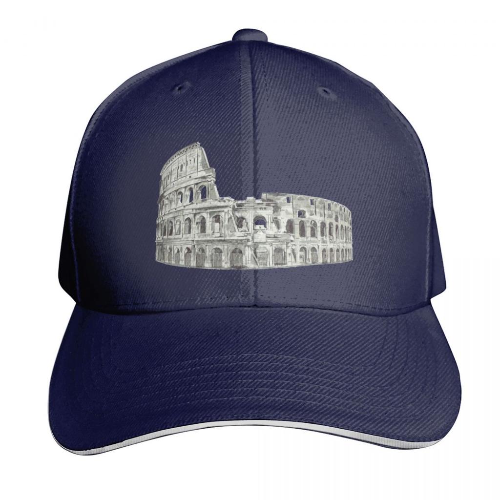 The Colosseum Baseball Cap Luxury Brand Custom Cap Derby Hat Cute Baseball For Unisex Womens