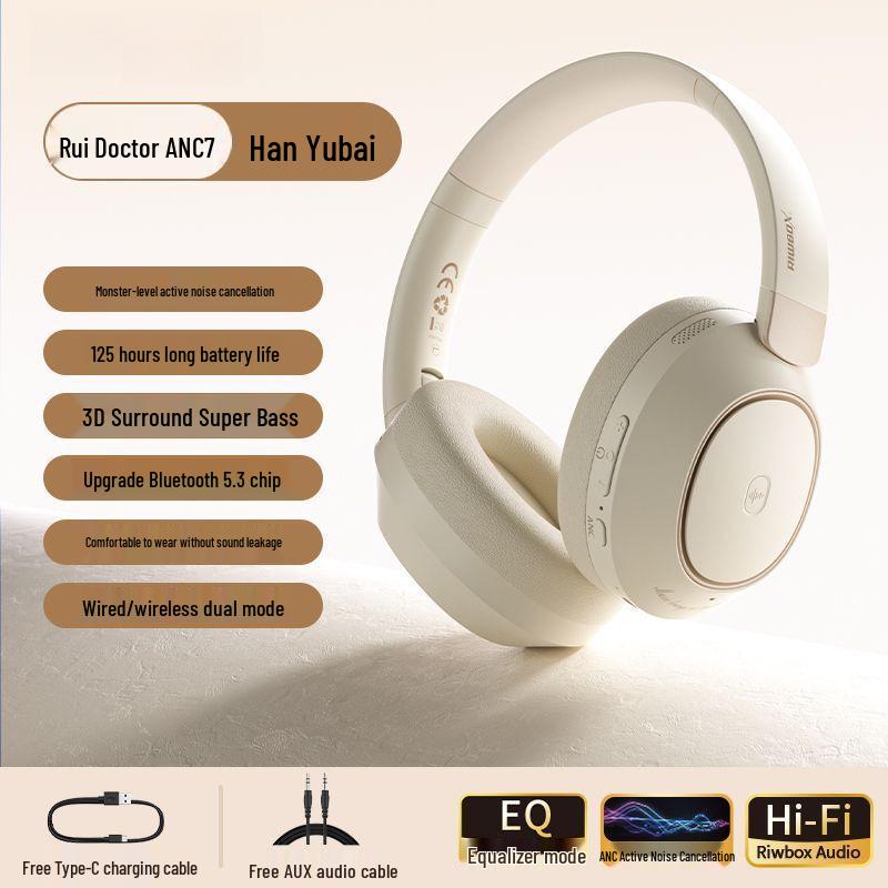 2025 Wireless Bluetooth Over-Ear Headphones with Active Noise Cancellation, Gaming Mics, and Wired Option.