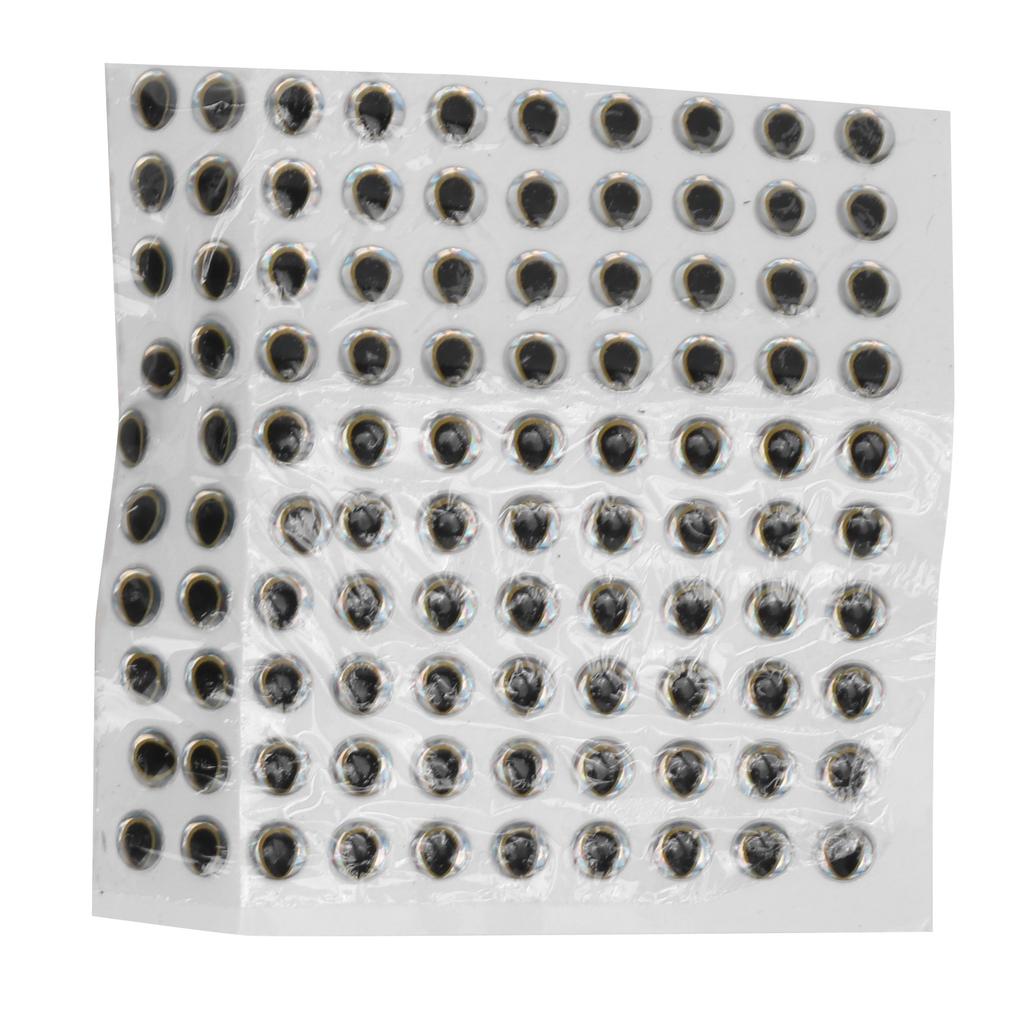 Fishing Lure Eye Epoxy Drop Plastic 3D Rlistic Fishing Eyes for Making Fishing Bait