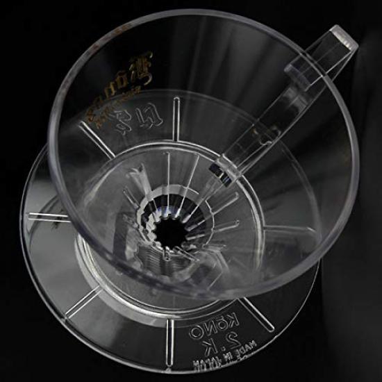 KONO Style KONO Kaffeesiphon Prestige Filter klar transparent für 2 Personen (MDK-Typ) MDK-21