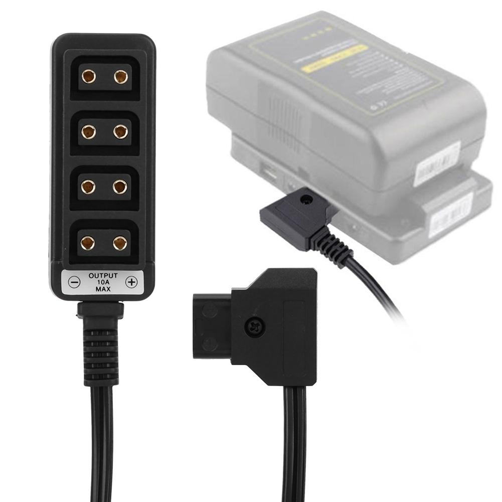 Photography Power Supply Camera 1 To 4 D Tap Splitter Cable (Straight Splitter Cable)
