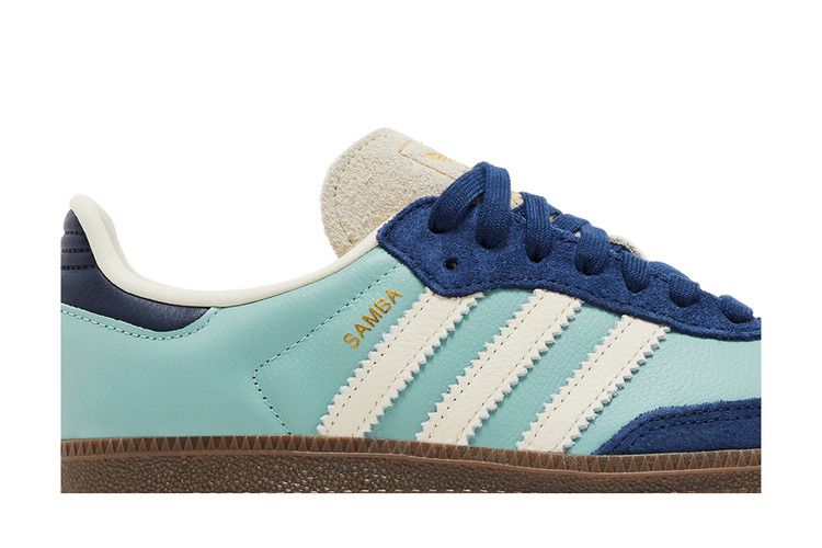 Women's Sneakers Adidas Samba OG Hazy Green Night Indigo (Women's) Hazy Green/Cream White/Night Indigo