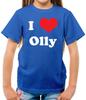 Eu Amo Olly - Camiseta Infantil - Música de 2024 Dizzy UK Eurovisão