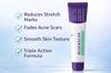 Crème Éclaircissante Triple Action pour Cicatrices, Vergetures, Marques d'Acné & Gel de Réparation Cutanée Formule Avancée de Réparation Cutanée pour un Teint Lisse et Uniforme Rapide Ab