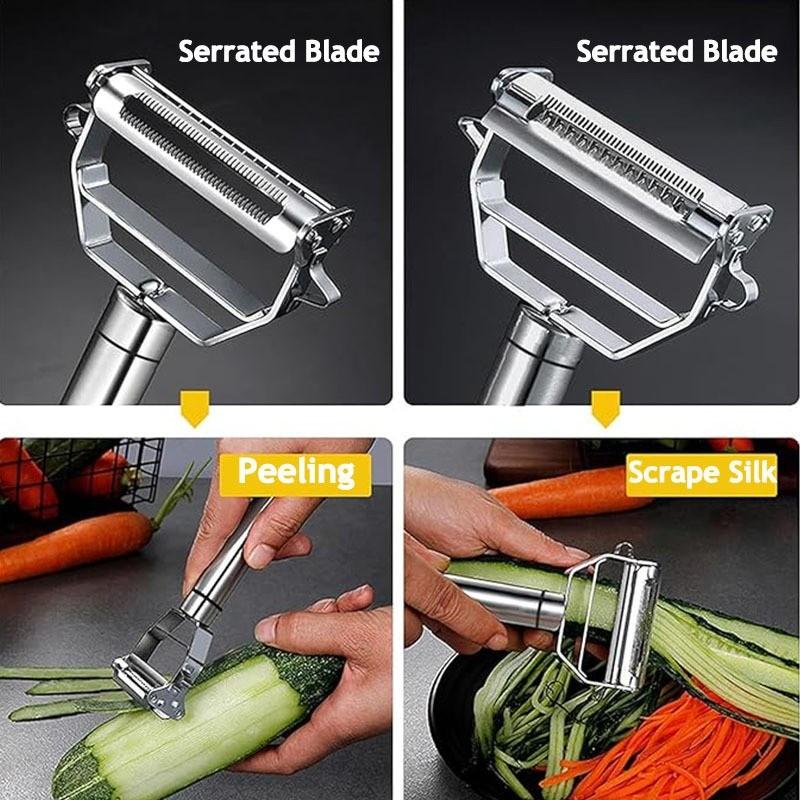 High Quality Stainless Steel Potato Cucumber Carrot Grater Julienne Peeler Vegetables Fruit Peeler Vegetable Slicer,Cooking Tools,for The Kitchen