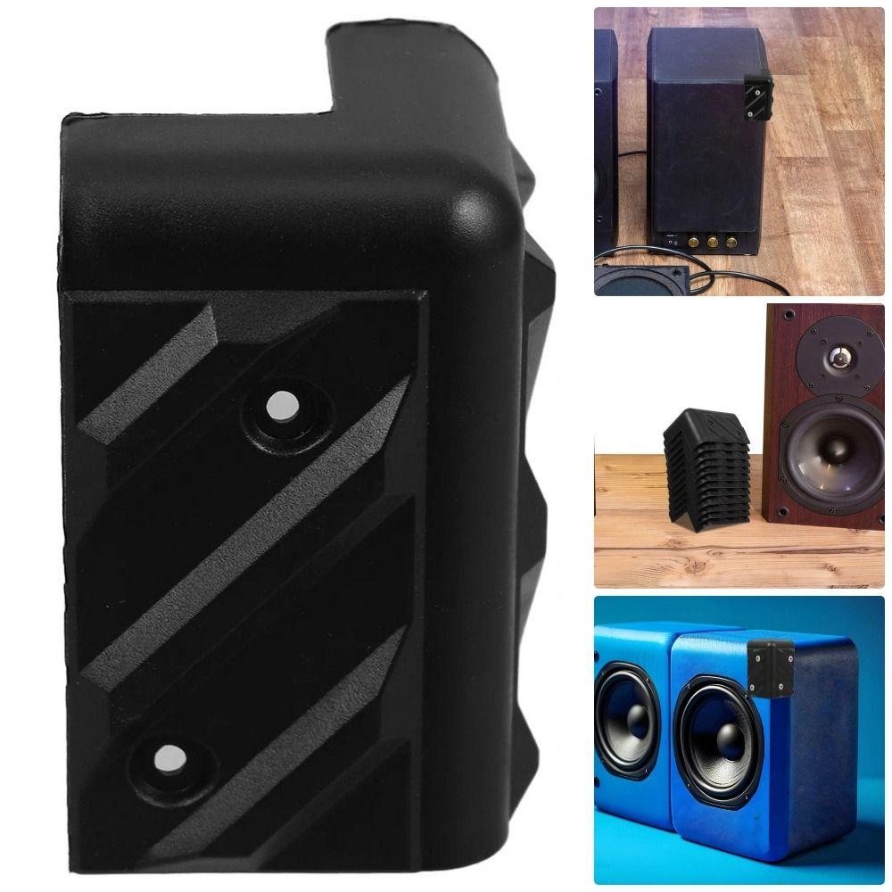 1/4Pcs Black Speaker Corners Plastic Corner Guards  Guitar Amplifier Stage Cabinets Accessories
