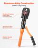 VEVOR Pipe Crimping Tool, Hydraulic Driven Press Tool with 5 Press Jaws, M12, M15, M18, M22