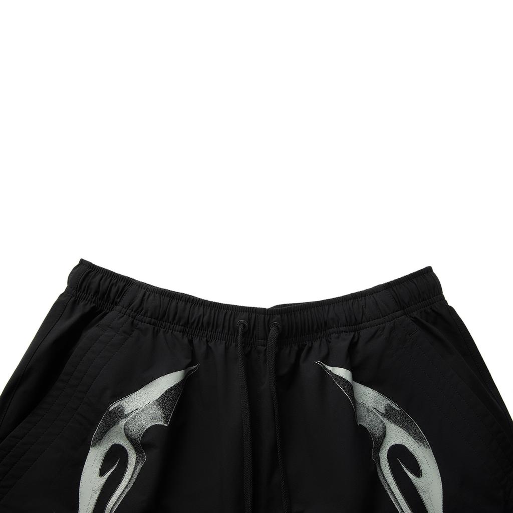 Li Ning Basketball Series Soft Comfortable Breathable Versatile Five-Point Sports Shorts Men Shorts Black AKSV699-3