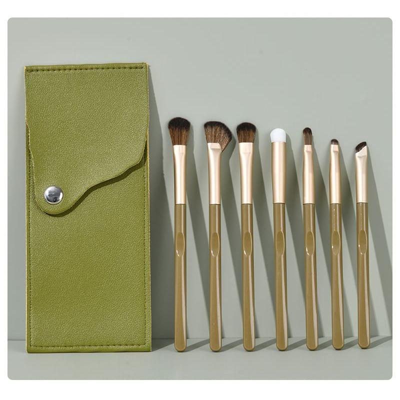 Fondes - Set of 8: Eye Makeup Brush with Case
