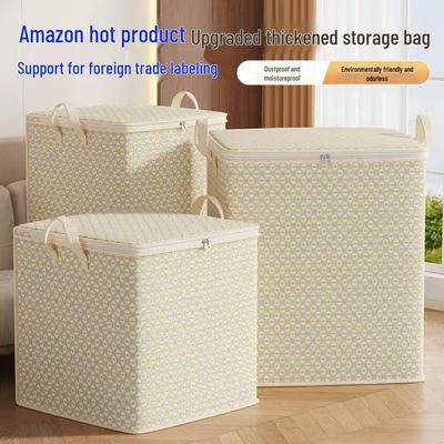 Jumbo Non-Woven Cross-Border Clothes Storage Bag Organizer for Bedroom