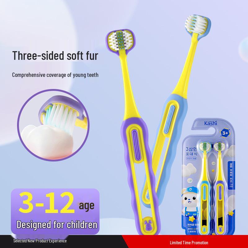 Deluxe Soft Bristle Toothbrush with Large Brush Head - High-Density Family Set