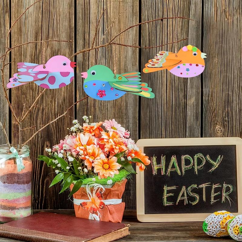 Flying Bird Unfinished Crafts Wood Chip Decorations Suitable For Birthday Wedding Party Desktop Decoration Diy Painting Gifts