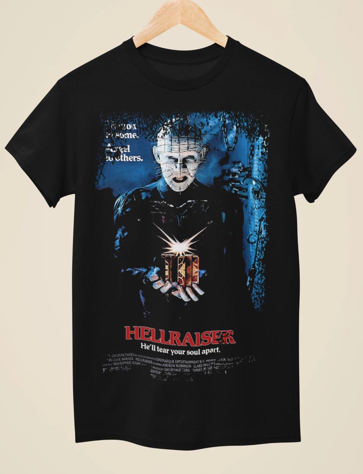 Hellraiser - Movie Poster Inspired Unisex Black T-shirt 3XL