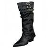 2025 Autumn New Combat Boots Two Wear Heart Hardware Buckle Removable Boot Cover Two Wear Boots Women's Boots
