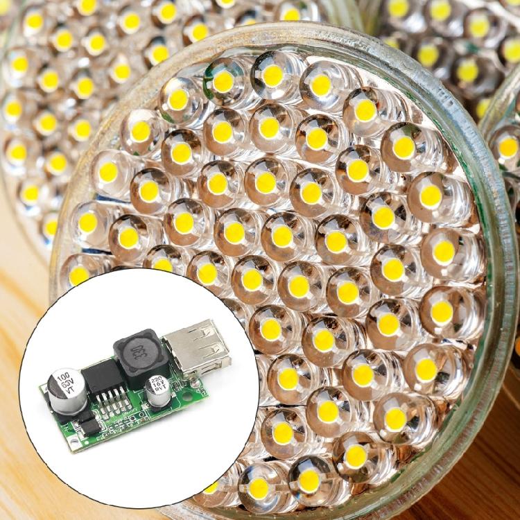 Wandler 12V-48V auf 5V USB Regler Elektronischer Stromstabilisator Netzteil Step-Down Modul