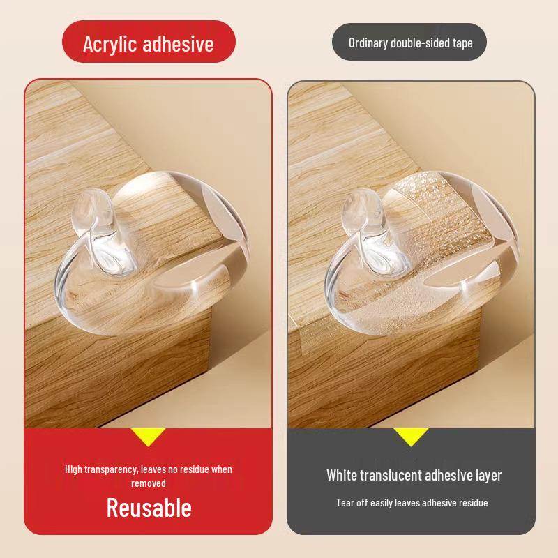 Kids Transparent Silicone Table Corner Protector - Anti-Collision Glass and Chair Safety Cover