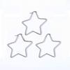 Three-Piece Large Stainless Steel Star Wire Earrings Set