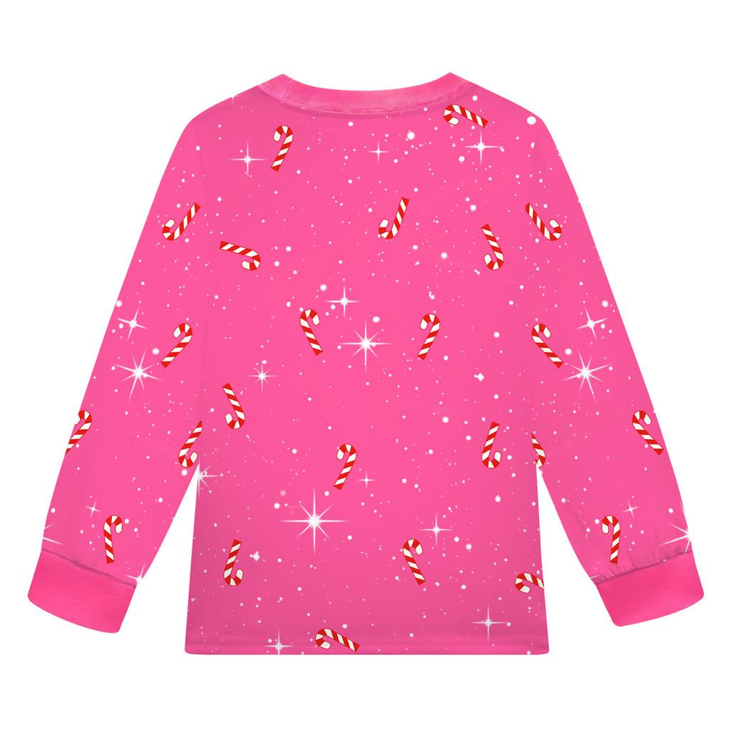 Kids Girls K-POP Rumi Zoey Mira Printed Casual Long Sleeves T-Shirt Pants Trousers Clothes Set