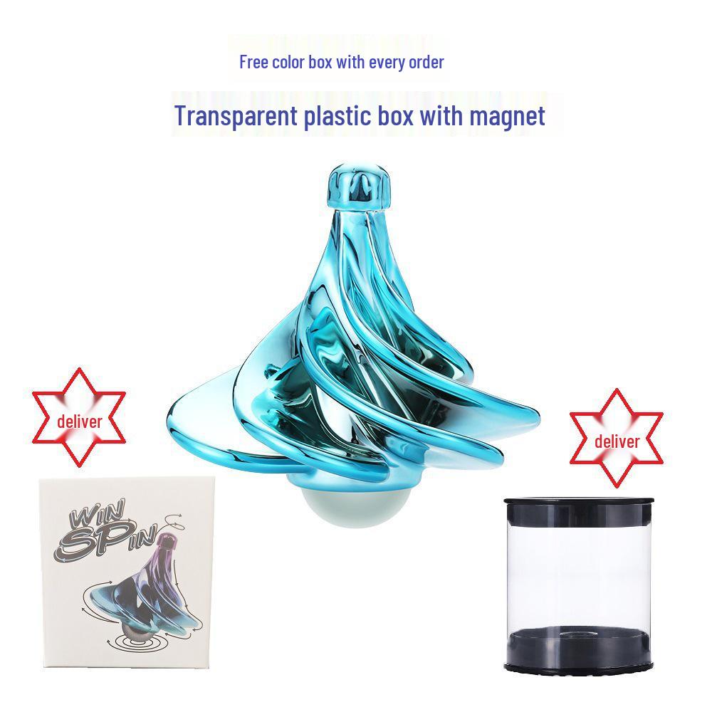 WINSPIN Colorful Wind-Powered Decompression Gyroscope Toy