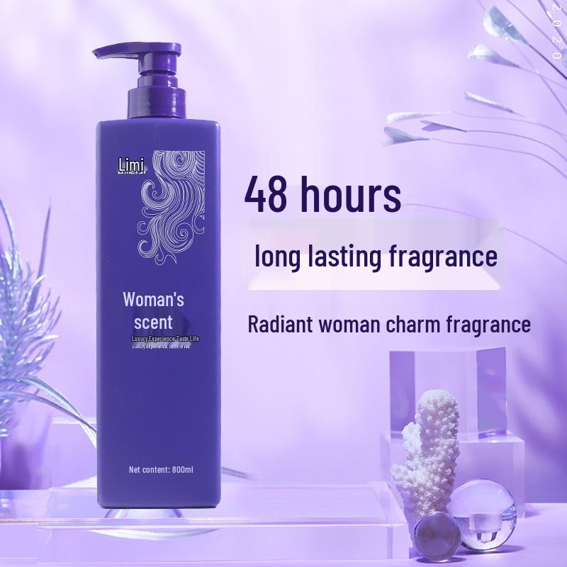Women's Anti-Itch & Anti-Dandruff Fragrance Shampoo & Conditioner Set with Moisturizing Shower Gel