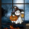 Ghost Hanging Decoration Acrylic Ghost Series Sun Catcher Cartoon Ghost Halloween Decoration for Windows Porch Walls