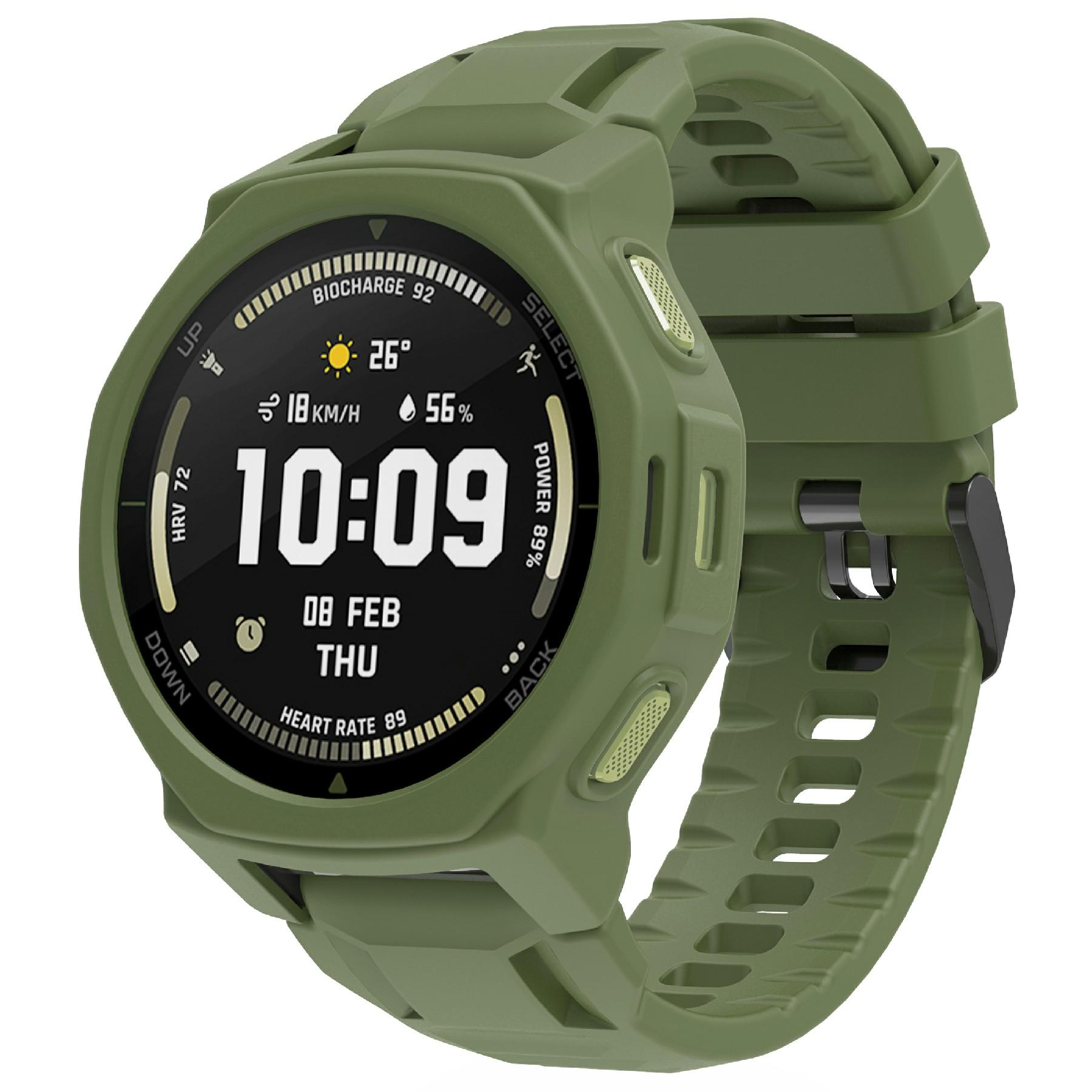 

Для годинника Huami Amazfit T-Rex 3 Pro 44 мм Чохол М який силіконовий Порожнистий каркас годинника Захисна кришка