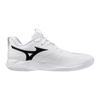Mizuno Wave Momentum Pro Volleyball White and 2E Shoes, Black, 30.0 cm,